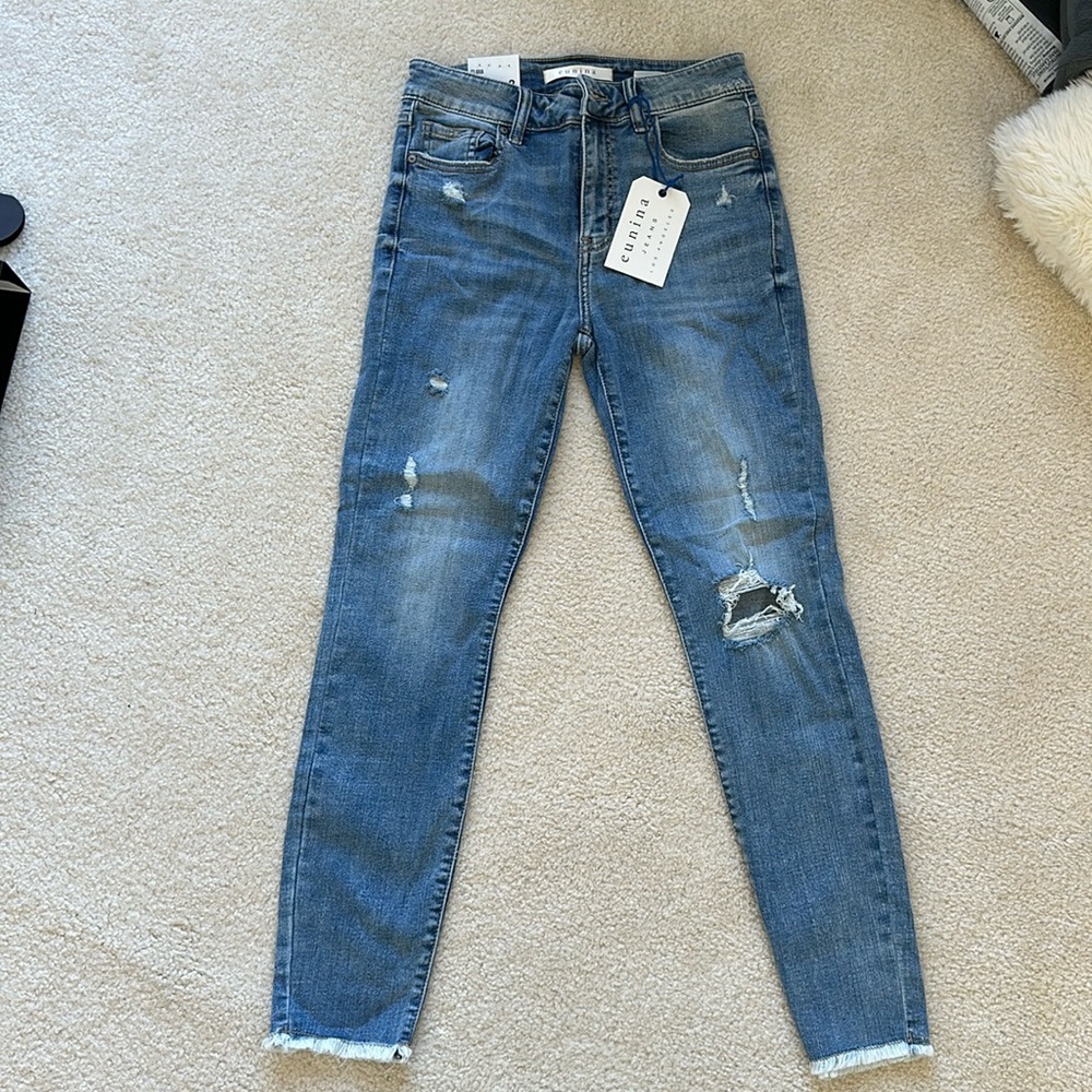 Eunina Clara high raise skinny crop- brand new